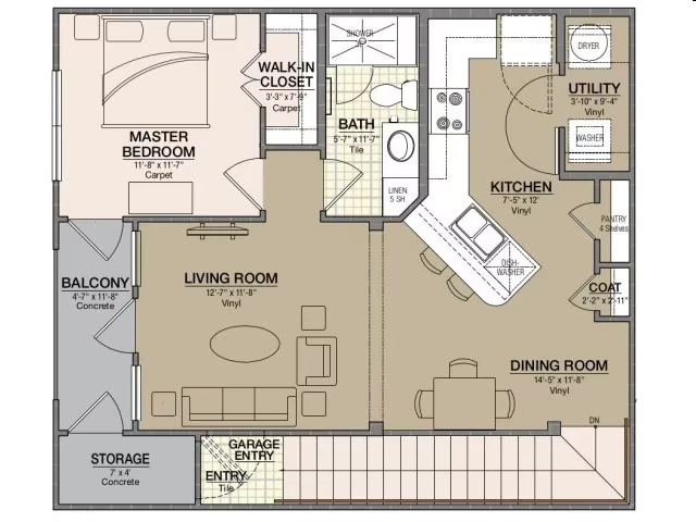 Unit 26203 26207 floor plan